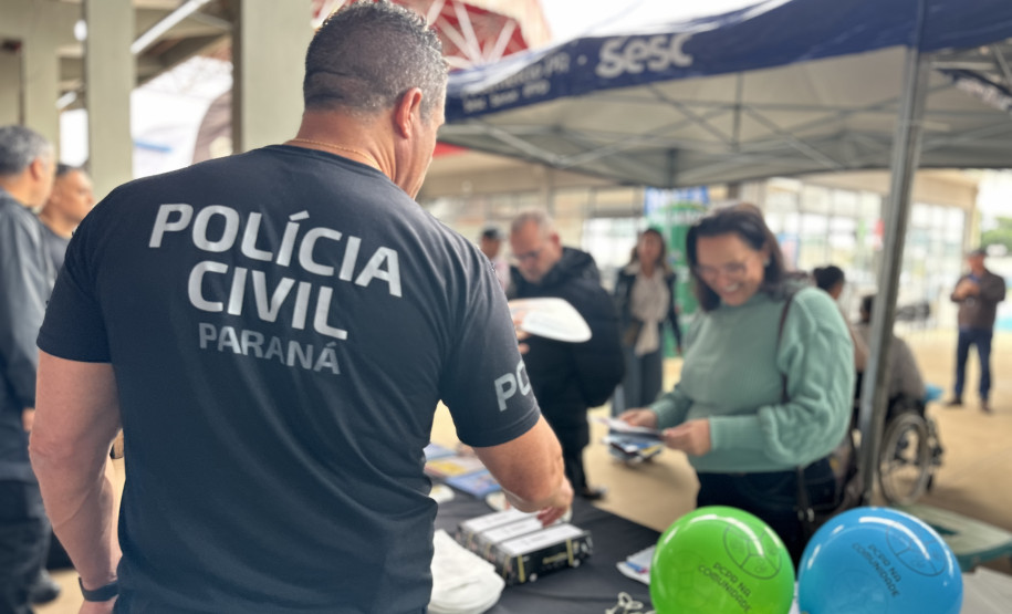 PCPR na Comunidade leva serviços de polícia judiciária e exposição para mais de 4,4 mil pessoas em Maringá