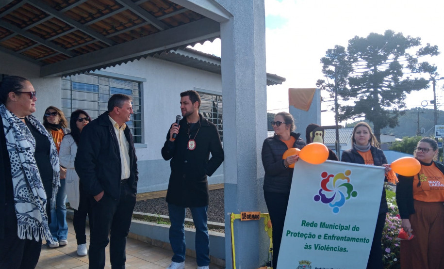 PCPR participa de passeata pelo combate ao abuso sexual de crianças e adolescentes em Paulo Frontin