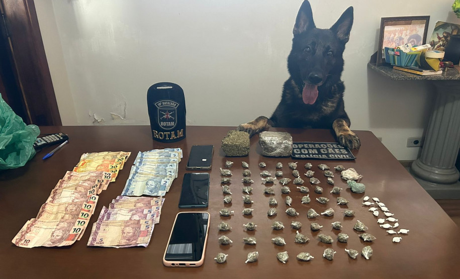 PCPR prende três pessoas em flagrante por tráfico de drogas em Santa Mariana