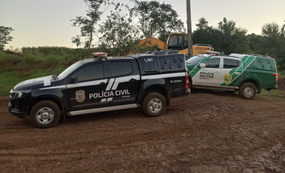 PCPR, PMPR e MPPR prendem dois homens por crimes ambientais em Quedas do Iguaçu