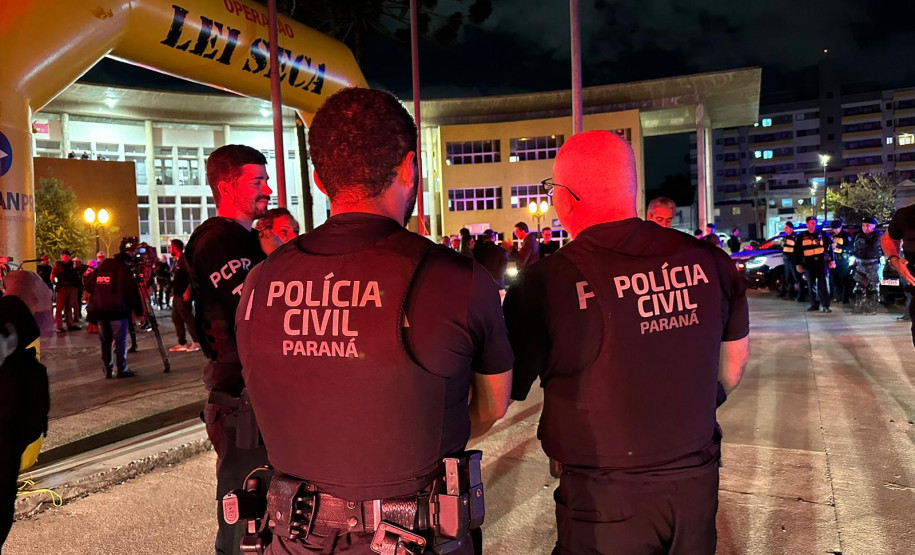 PCPR participa da Operação Lei Seca em Curitiba
