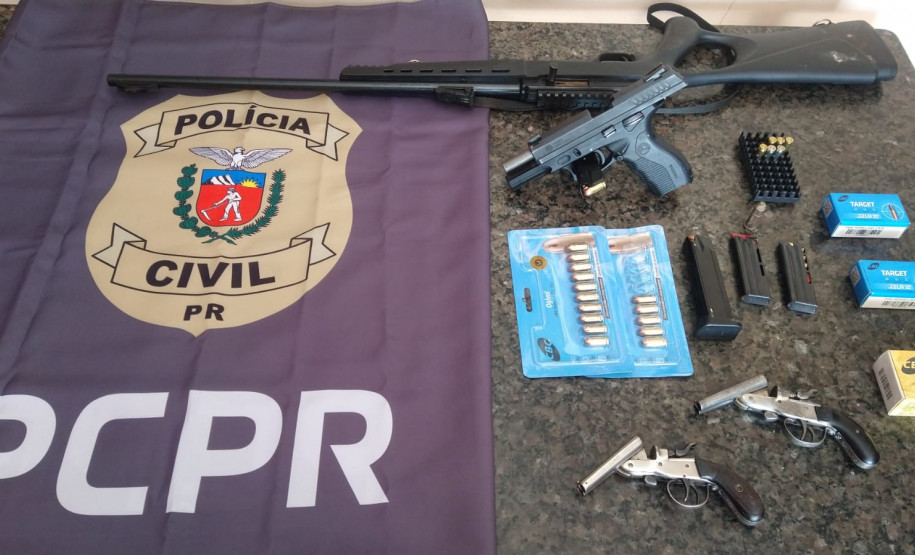 PCPR prende dois homens por posse ilegal de arma de fogo em Irati