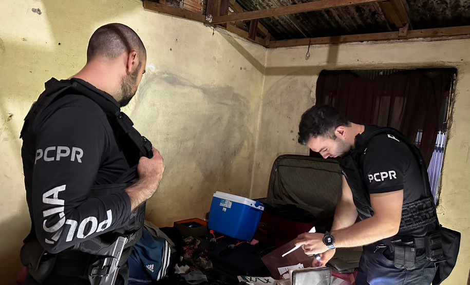 PCPR prende nove integrantes de organização criminosa ligada ao tráfico de drogas e homicídios em Ortigueira