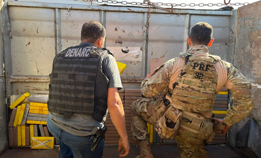 PCPR e PRF apreendem 154 quilos de coicaína em Cascavel