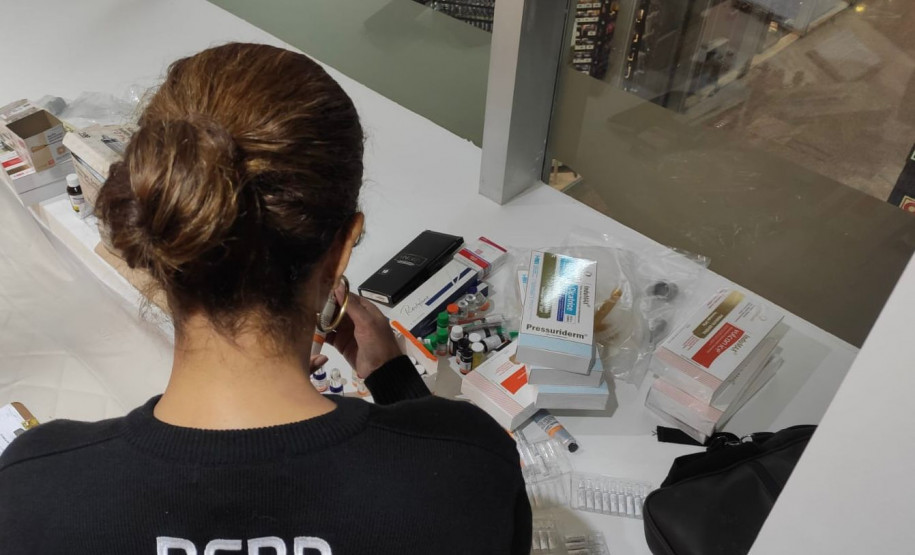 PCPR apreende produtos irregulares em clínica estética em Curitiba