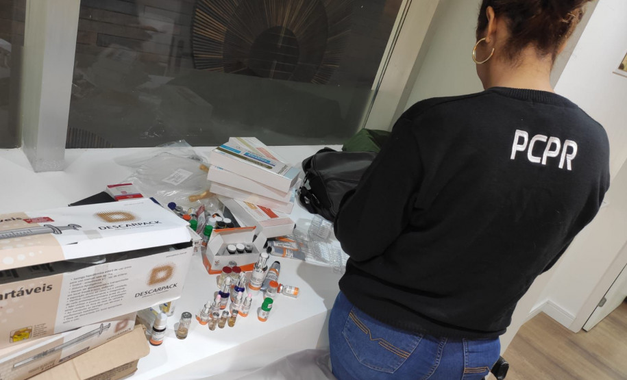 PCPR apreende produtos irregulares em clínica estética em Curitiba