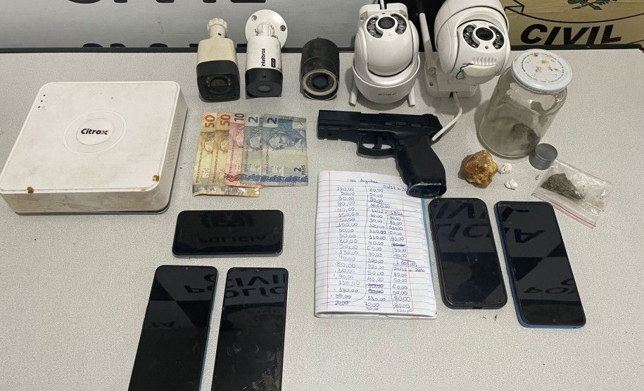 PCPR, PMPR e GM prendem duas pessoas em flagrante por tráfico de drogas em Paranavaí