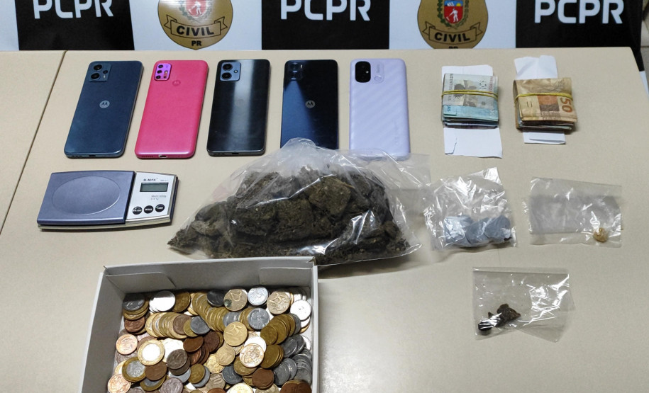 PCPR e PMPR prendem três pessoas por tráfico de drogas e associação para o tráfico em Rio Negro