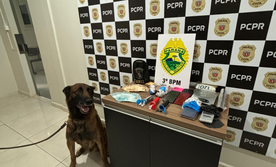 PCPR e PMPR prendem casal por tráfico de drogas e associação para o tráfico em Chopinzinho