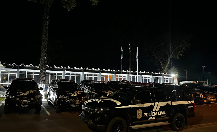 PCPR prende 41 pessoas em megaoperação contra o tráfico de drogas no litoral do Paraná