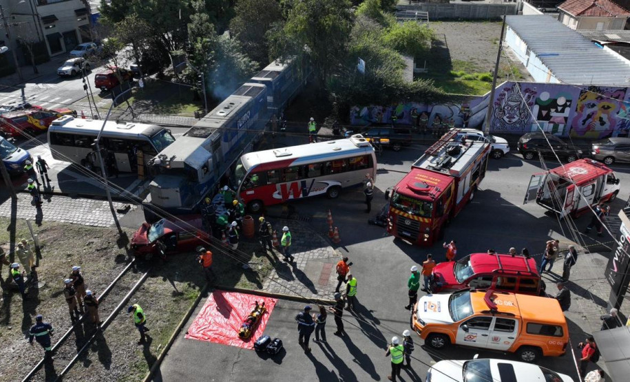 PCPR participa de Simulado de Múltiplas Vítimas de Atendimento de Emergência