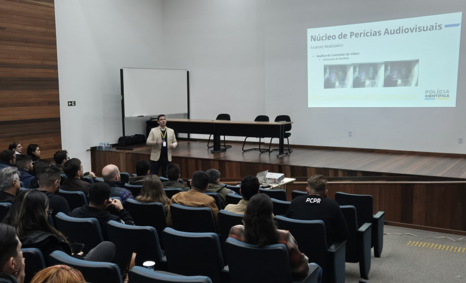 PCPR participa de curso de computação forense e perícias audiovisuais em Curitiba