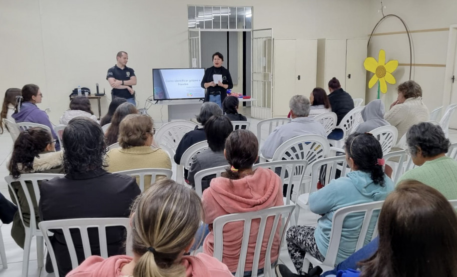 PCPR ministra palestra sobre como identificar golpes e fraudes em Irati