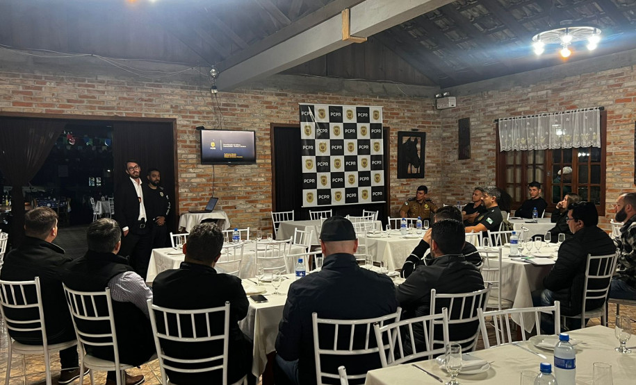 PCPR promove encontro entre forças de segurança pública e comerciantes em Almirante Tamandaré