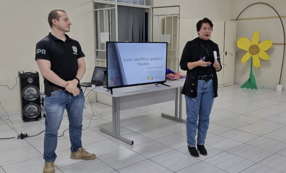 PCPR ministra palestra sobre como identificar golpes e fraudes em Irati