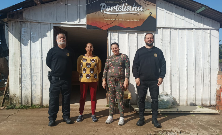 PCPR realiza doações de agasalhos e cobertores para comunidade Portelinha