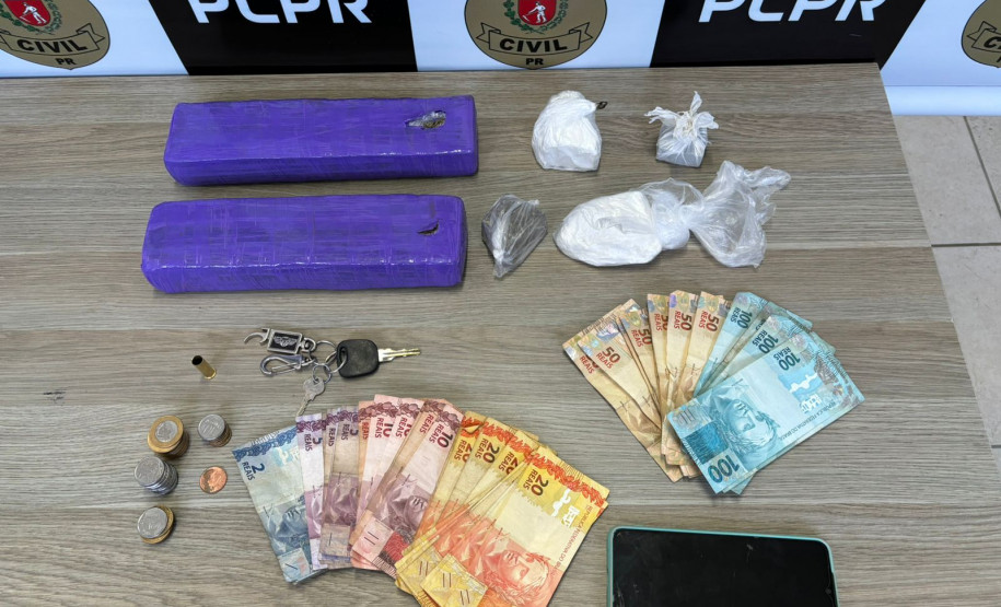 PCPR prende dois homens em flagrante por tráfico de drogas em RIo Negro