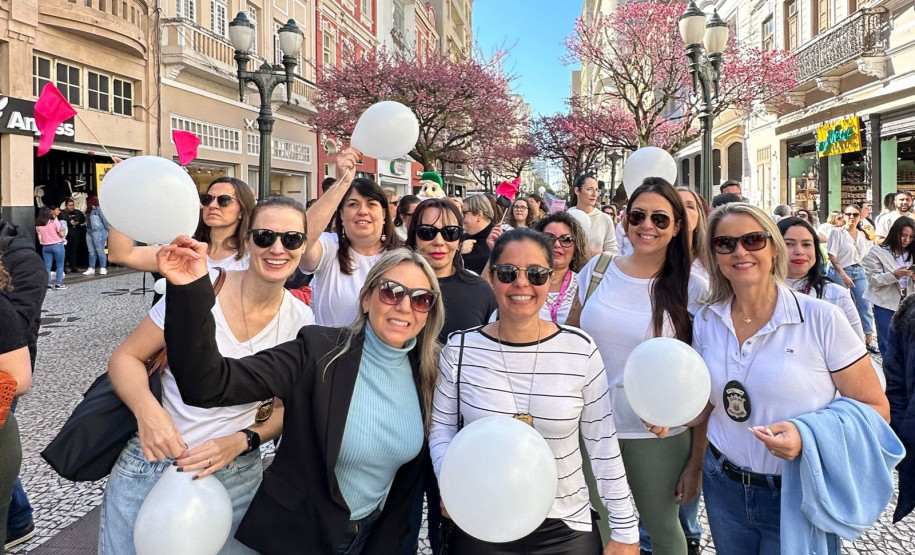 PCPR participa de Caminhada do Meio- Dia contra o feminicídio