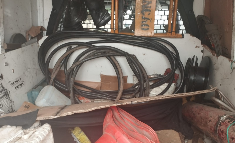 PCPR prende homem em flagrante por furto de fios de cobre em Curitiba