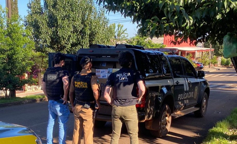 PCPR e PMPR prendem oito pessoas durante ação integrada em Quedas do Iguaçu