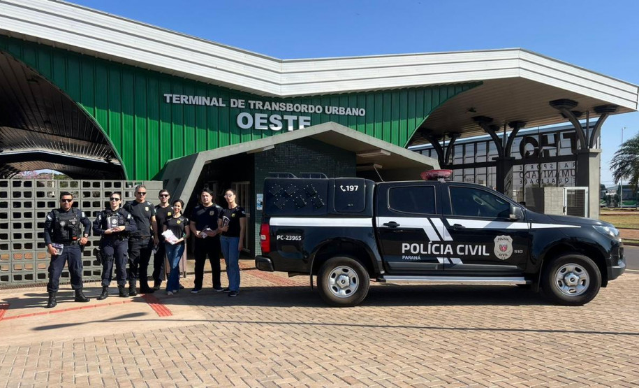 PCPR realiza panfletagem educativa da Operação Shamar em Curitiba e Cascavel