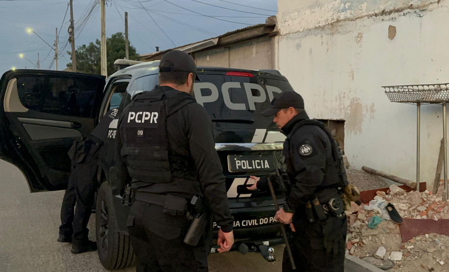 PCPR prende quatro integrantes de organização criminosa envolvida em roubos de cargas na RMC e no Litoral