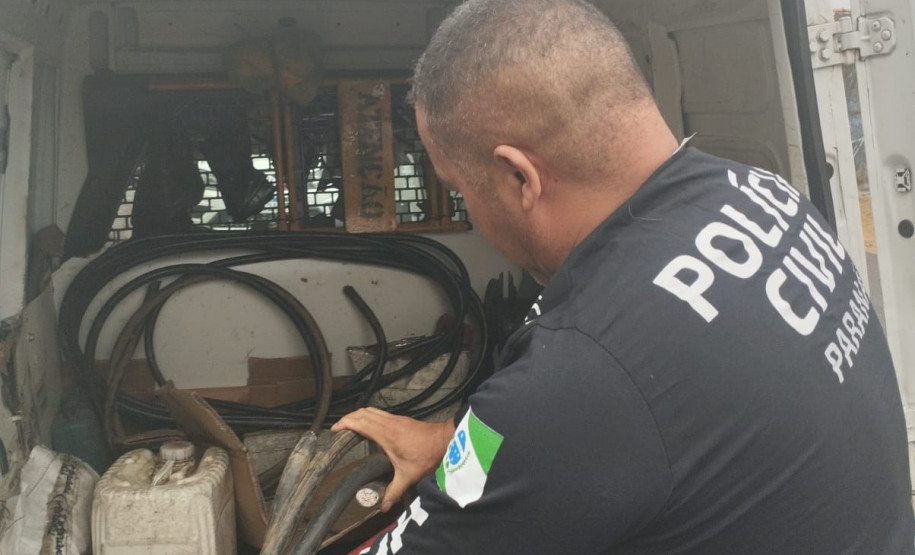 PCPR prende homem em flagrante por furto de fios de cobre em Curitiba