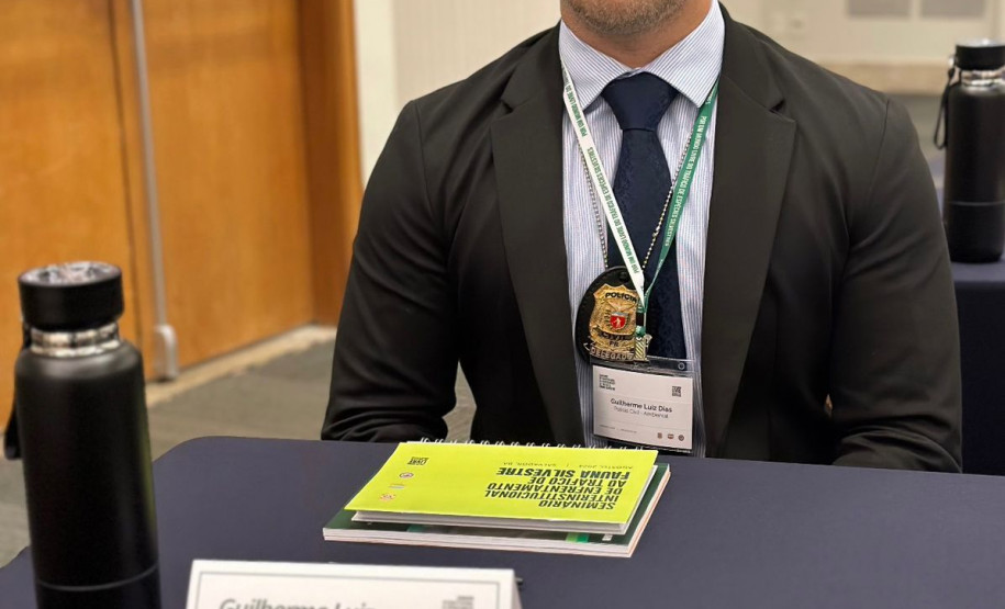 Delegado da PCPR ministra curso de combate ao tráfico interno de animais silvestres em Salvador