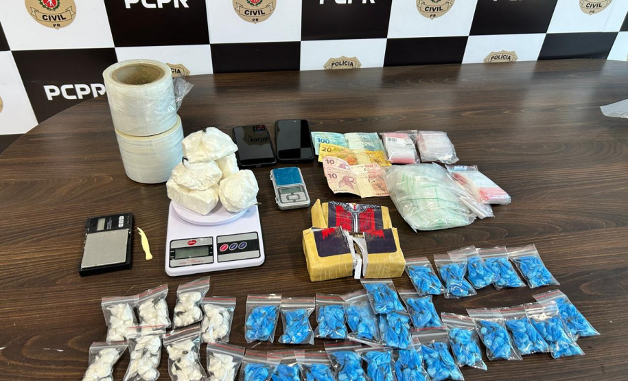 PCPR prende homem em flagrante por tráfico e apreende drogas em Fazenda Rio Grande