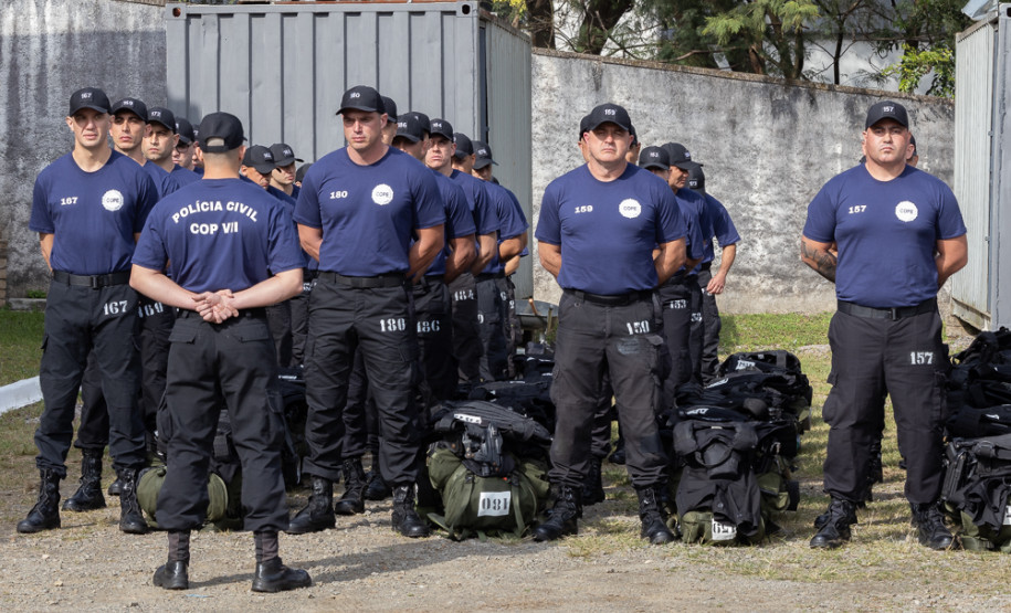 PCPR inicia 7º Curso de Operações Policiais