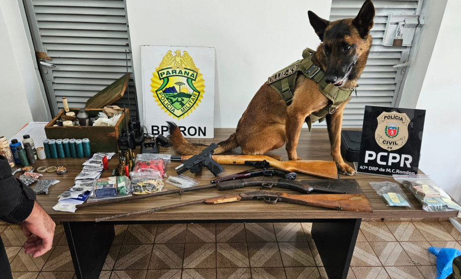 PCPR e PMPR prendem seis pessoas e apreendem 544 eletrônicos durante operação em Marechal Cândido Rondon