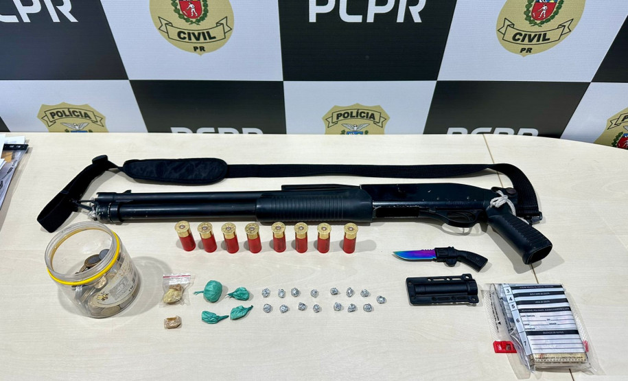PCPR prende dois homens em operação contra o tráfico de drogas em Mariluz
