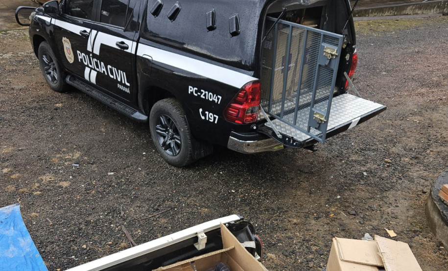 PCPR prende homem por diversos crimes e recupera carga roubada em Ortigueira