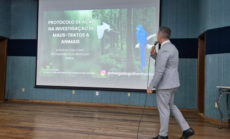 PCPR ministra curso sobre investigação de maus-tratos a animais