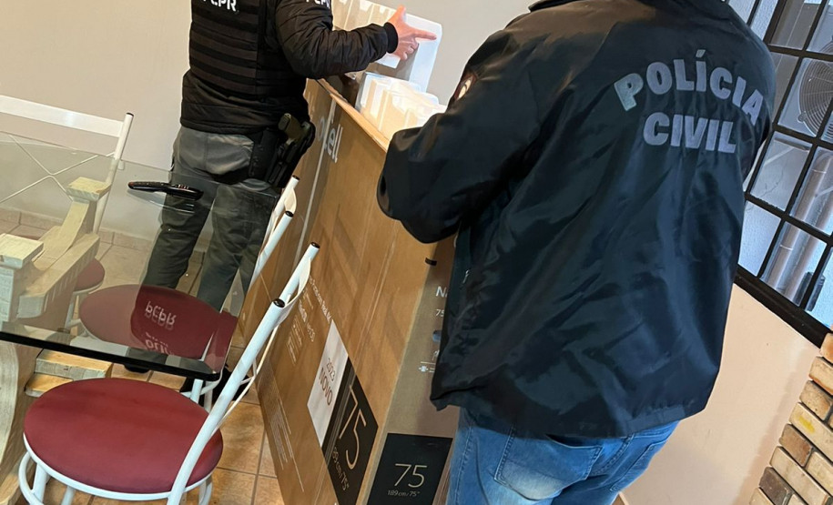 PCPR cumpre busca e apreensão contra homem investigado por golpes de compra e venda de terrenos em Cascavel