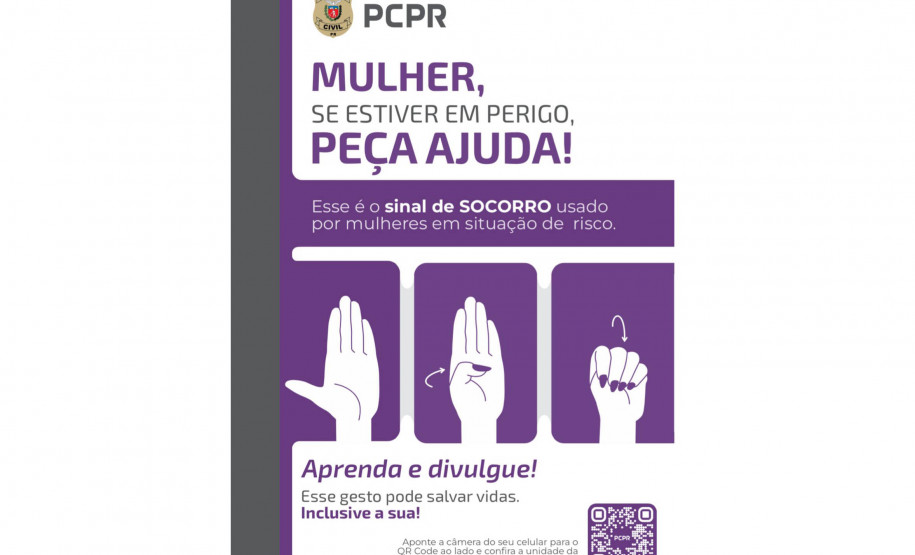 PCPR inicia operação nacional em combate à violência contra mulher e adere campanha para vítimas em situação de risco