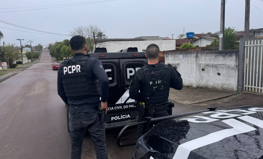 PCPR prende casal suspeito de homicídio em Piraquara
