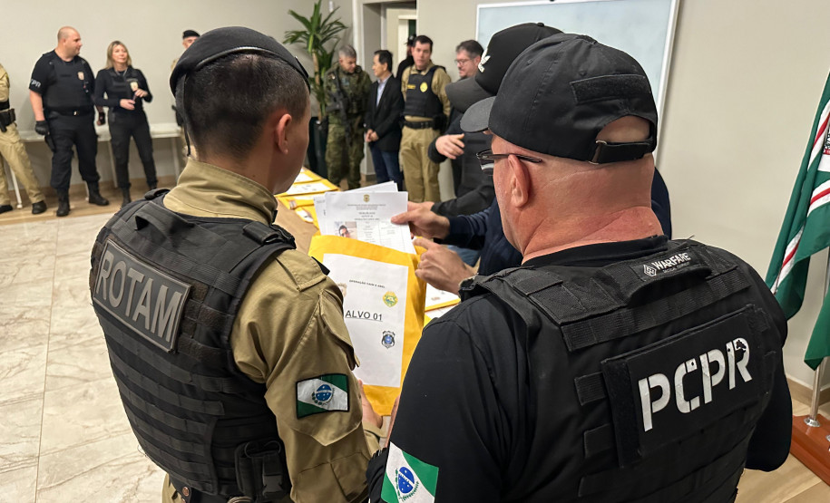 PCPR prende 57 pessoas em operações simultâneas contra o crime organizado