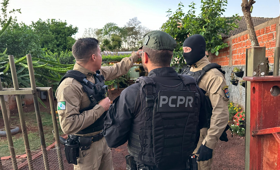 PCPR prende 57 pessoas em operações simultâneas contra o crime organizado