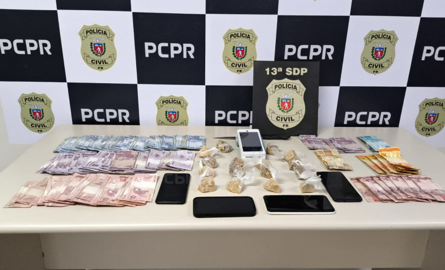 PCPR e GCM prendem dois homens durante operação contra o tráfico de drogas em Ponta Grossa