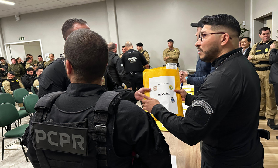 PCPR prende 57 pessoas em operações simultâneas contra o crime organizado
