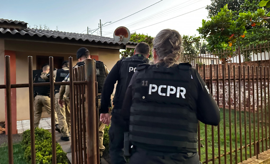 PCPR prende 57 pessoas em operações simultâneas contra o crime organizado