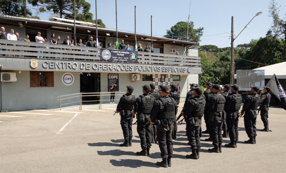 PCPR forma 16 agentes de segurança pública no 7º Curso de Operações Policiais