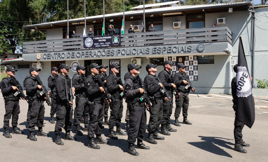 PCPR forma 16 agentes de segurança pública no 7º Curso de Operações Policiais