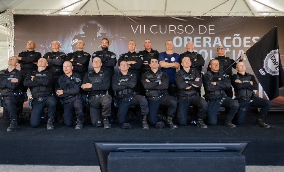 PCPR forma 16 agentes de segurança pública no 7º Curso de Operações Policiais