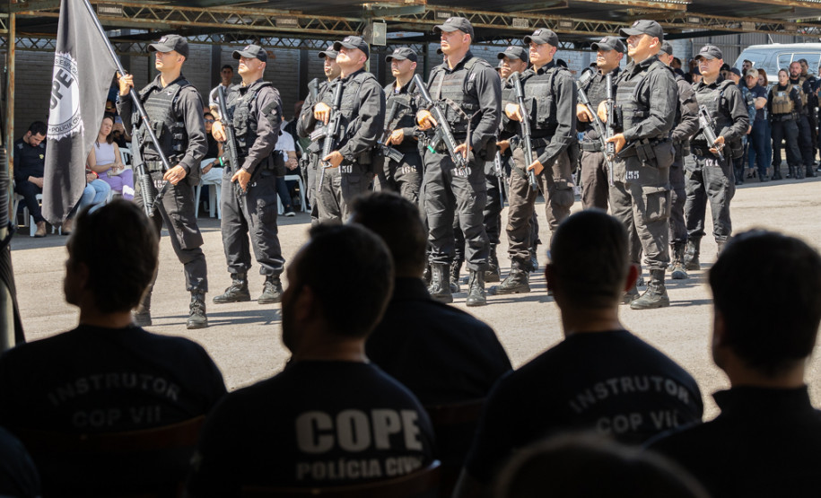 PCPR forma 16 agentes de segurança pública no 7º Curso de Operações Policiais