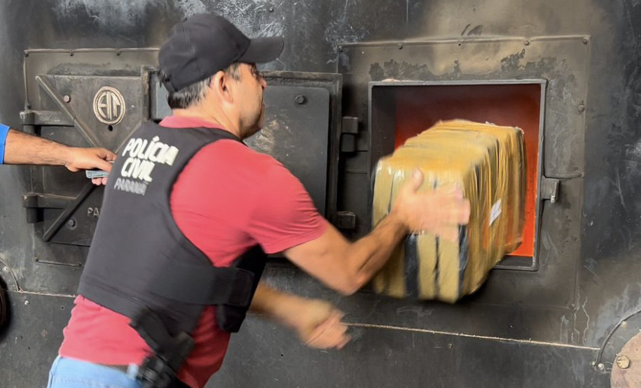 PCPR incinera mais de 300 quilos de drogas em Arapongas