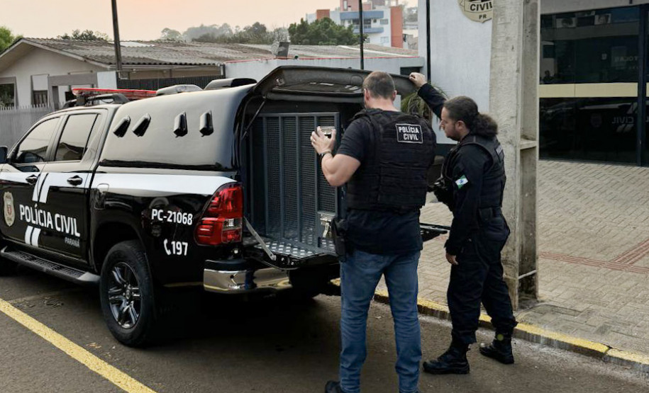 PCPR prende suspeito homem por porte ilegal de arma e munições em São Jorge do Oeste