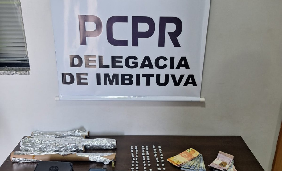PCPR prende homem em flagrante por tráfico de drogas em Imbituva