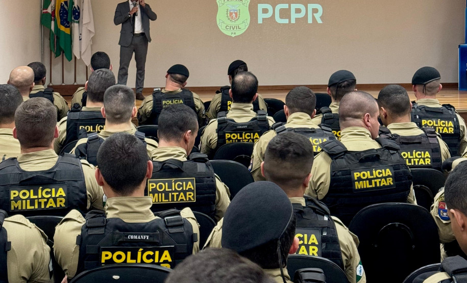 PCPR ministra palestra sobre crimes de trânsito para PMPR em Curitiba